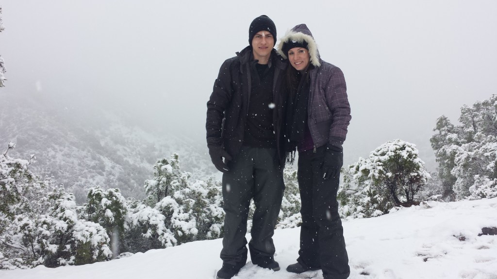 Obrigado ao amigo turista que tirou essa foto! Sorriso estampado!