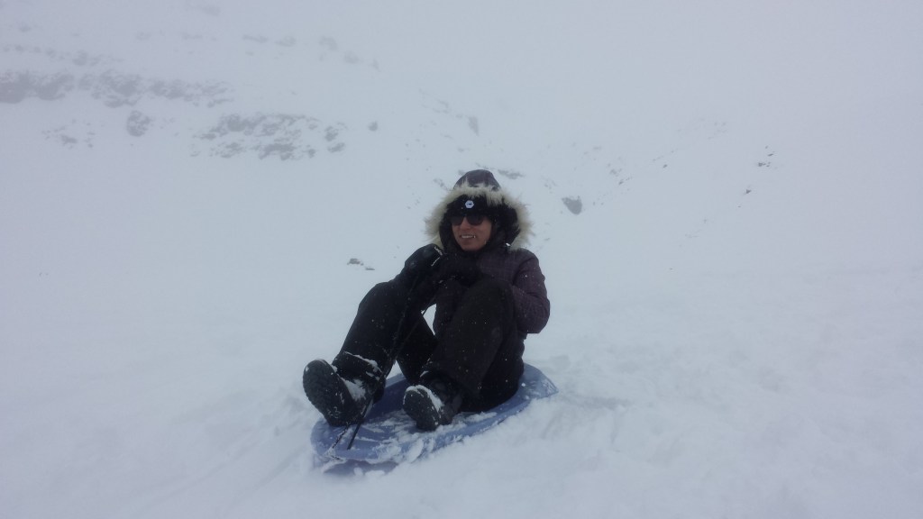 Almejando uma vaga nas olimpíadas de inverno.