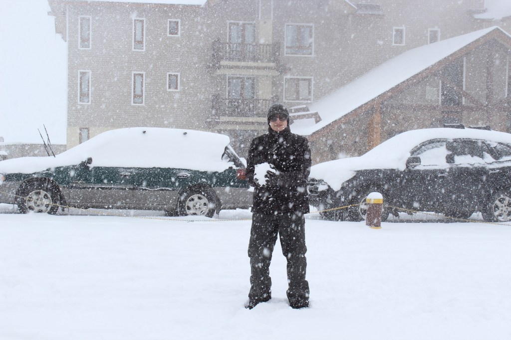 Se não fossem as três camadas de roupa...