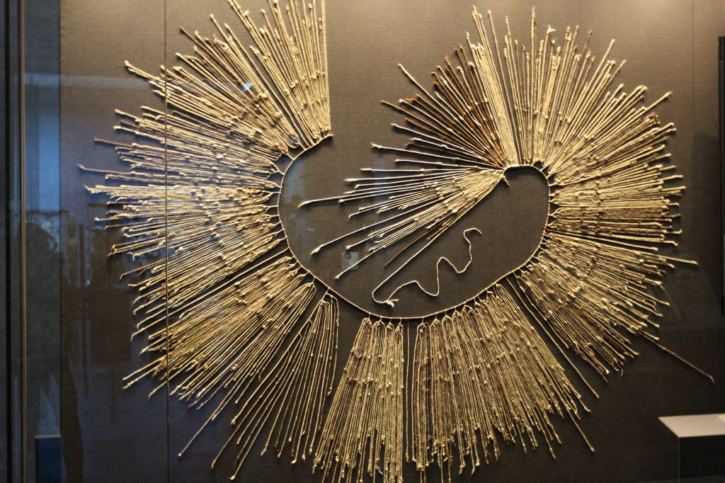 O famoso quipu inca, utilizado por eles para registros e contagens.